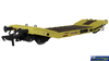 Rap-929011 Rapido Uk Br 25T Lowmac ’Zxv’ #B904502 Engineers Yellow Era-9 Oo-Scale Rolling Stock