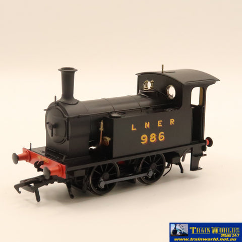 Rap-932006 Rapido Uk Lner Y7-Class 0-4-0T #986 Plain-Black Oo-Scale Dcc-Ready/Sound-Ready Locomotive