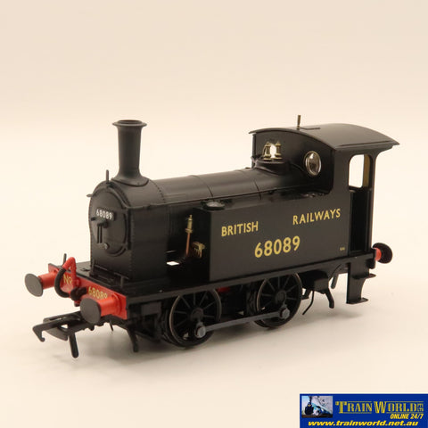 Rap-932009 Rapido Uk Br Y7-Class 0-4-0T #68089 ’British Railways’ Plain-Black Oo-Scale