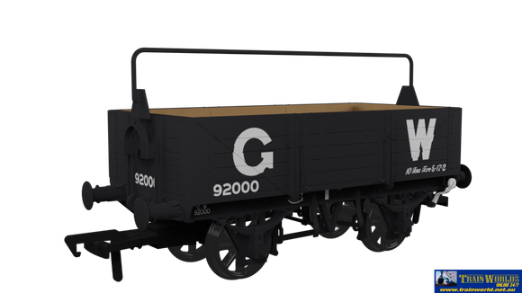 Rap - 943002 Rapido Uk Gwr Dia - O11 10 - Ton (Unfitted) 5 - Plank Open - Wagon #92000 Grey With