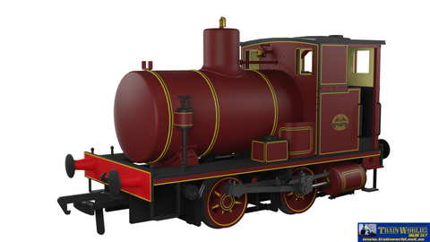 RAP-965010 Rapido UK Andrew Barclay *Fireless* 0-4-0 Un-Numbered ’Lined Maroon’ OO-Scale DCC-Ready Locomotive