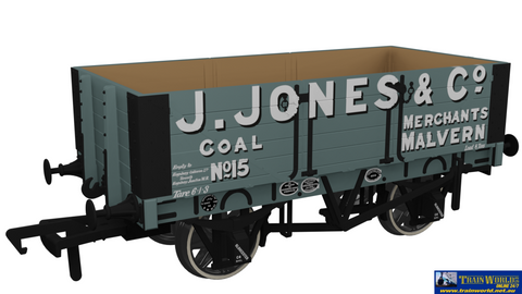 Rap-967002 Rapido Uk Po Rch 1907 5-Plank Open-Wagon No.15 ’J. Jones & Co’ Eras-2/3/4 Oo-Scale