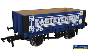 Rap-967004 Rapido Uk Po Rch 1907 5-Plank Open-Wagon No.10 ’E.a Stevenson’ Eras-2/3/4 Oo-Scale