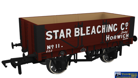 Rap-967006 Rapido Uk Po Rch 1907 5-Plank Open-Wagon No.11 ’Star Bleaching’ Eras-2/3/4 Oo-Scale