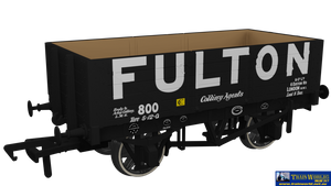 Rap-967007 Rapido Uk Po Rch 1907 5-Plank Open-Wagon No.800 ’Fulton’ Eras-2/3/4 Oo-Scale Rolling