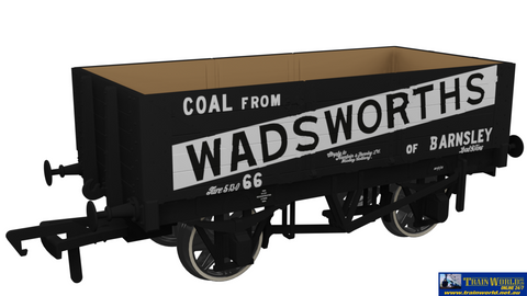 Rap-967011 Rapido Uk Po Rch 1907 5-Plank Open-Wagon No.66 ’Wadsworths’ Eras-2/3/4 Oo-Scale