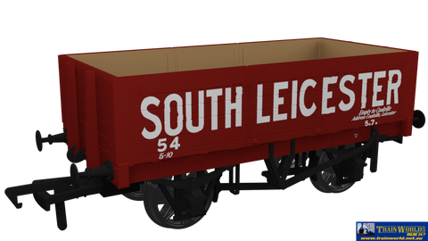 Rap-967012 Rapido Uk Po Rch 1907 5-Plank Open-Wagon No.54 ’South Leicester’ Eras-2/3/4 Oo-Scale