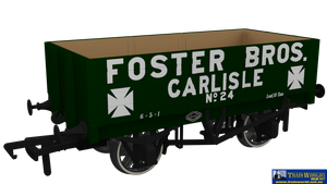 Rap-967013 Rapido Uk Po Rch 1907 5-Plank Open-Wagon No.24 ’Foster Bros. Of Carlisie’ Eras-2/3/4