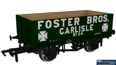 Rap-967013 Rapido Uk Po Rch 1907 5-Plank Open-Wagon No.24 ’Foster Bros. Of Carlisie’ Eras-2/3/4