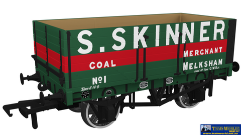 Rap-967201 Rapido Uk Po Rch 1907 7-Plank Open-Wagon No.1 ’S. Skinner’ Eras-2/3/4 Oo-Scale
