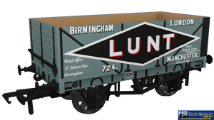 Rap-967202 Rapido Uk Po Rch 1907 7-Plank Open-Wagon No.724 ’Lunt’ Eras-2/3/4 Oo-Scale Rolling Stock