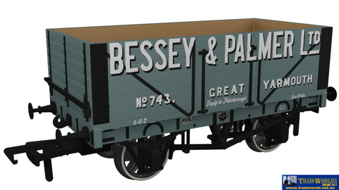 Rap-967204 Rapido Uk Po Rch 1907 7-Plank Open-Wagon No.743 ’Bessy & Palmer Ltd’ Eras-2/3/4