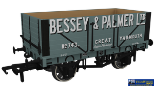 Rap-967204 Rapido Uk Po Rch 1907 7-Plank Open-Wagon No.743 ’Bessy & Palmer Ltd’ Eras-2/3/4