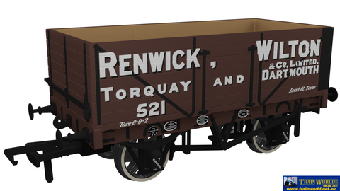 Rap-967210 Rapido Uk Po Rch 1907 7-Plank Open-Wagon No.521 ’Renwick Wilton & Co. Ltd’