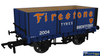 Rap-967212 Rapido Uk Po Rch 1907 7-Plank Open-Wagon No.2004 ’Firestone Tyres’ Eras-2/3/4