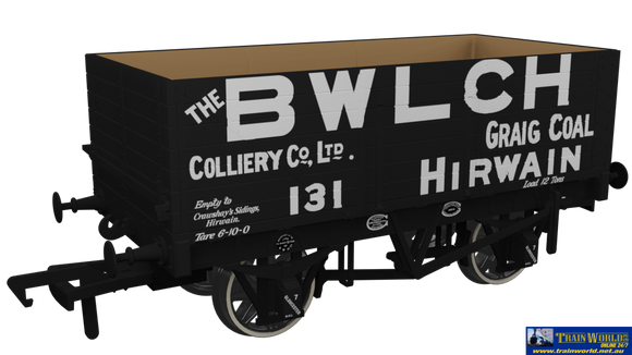Rap-967213 Rapido Uk Po Rch 1907 7-Plank Open-Wagon No.131 ’The Bwlch Colliery Co. Ltd’