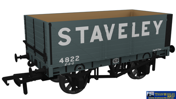 Rap-967214 Rapido Uk Po Rch 1907 7-Plank Open-Wagon No.4922 ’Staveley Coal & Iron Co. Ltd’