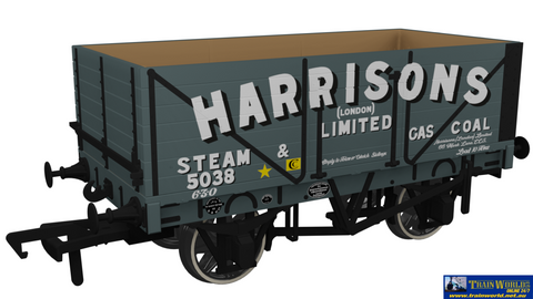 Rap-967216 Rapido Uk Po Rch 1907 7-Plank Open-Wagon No.5038 ’Harrisons Ltd’ Eras-2/3/4 Oo-Scale