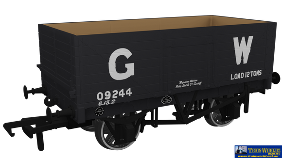 Rap-967219 Rapido Uk Po Rch 1907 7-Plank Open-Wagon No.09244 ’Great Western Railway’ Eras-2/3