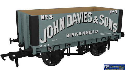 RAP-967420 Rapido UK PO RCH 1907 7-Plank Open-Wagon ’John Davies & Sons’ No.3 Era-2 OO-Scale Rolling Stock