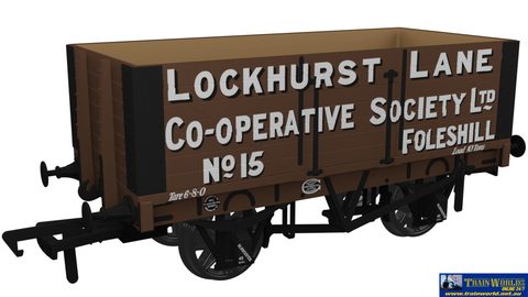 RAP-967423 Rapido UK PO RCH 1907 7-Plank Open-Wagon ’Lockhurst Lane’ No.15 Era-2 OO-Scale Rolling Stock