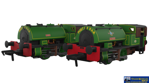 Rap-968002 Rapido Uk Port Of Par Bagnalls Tanks 0-4-0St Lined-Green *As Preserved* ’Judy’