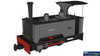RAP-986501 Rapido UK Kerr Stuart Sirdar ‘Diana’ – Lined Grey OO9-Scale DCC Fitted non sound - Locomotive