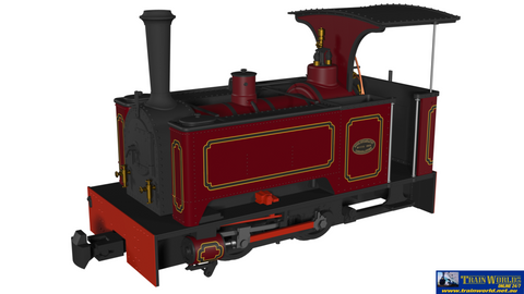 RAP-986506 Rapido UK Kerr Stuart Sirdar Lined Maroon OO9-Scale DCC Fitted non sound - Locomotive