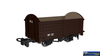 RAP-990002 Rapido UK Dropside Open – Plain Brown No.12 OO9-Scale - Rolling Stock