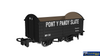 RAP-990007 Rapido UK Dropside Open – Pont y Pandy Slate No.32 009-Scale - Rolling Stock