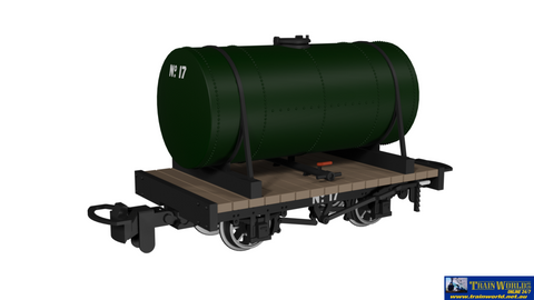 RAP-990102 Rapido UK Cylindrical Tank – Plain Green No.17 009-Scale - Rolling Stock