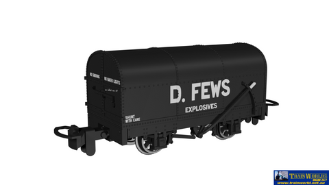 RAP-990205 Rapido UK Gunpowder Van – D. Fews Explosives 009-Scale - Rolling Stock