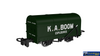 RAP-990207 Rapido UK Gunpowder Van – K. A. Boom Explosives 009-Scale - Rolling Stock