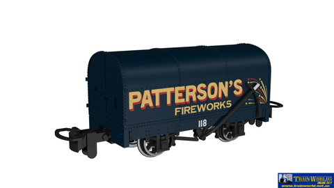 RAP-990208 Rapido UK Gunpowder Van – Patterson’s Fireworks No.118 009-Scale - Rolling Stock