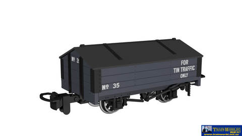 RAP-990407 Rapido UK Peaked Roof Van – Dark Grey ‘Tin’ No.35 009-Scale - Rolling Stock
