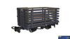 RAP-990602 Rapido UK Livestock Wagon – Plain Dark Grey No.16 009-Scale - Rolling Stock