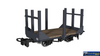 RAP-990702 Rapido UK Stake Wagon – Plain Dark Grey No.44 009-Scale - Rolling Stock
