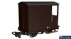 RAP-990801 Rapido UK Single Veranda Brake Van – Plain Brown No.1 009-Scale - Rolling Stock