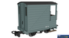 RAP-990803 Rapido UK Single Veranda Brake Van – Plain Grey No.9 009-Scale - Rolling Stock
