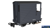 RAP-990804 Rapido UK Single Veranda Brake Van – Plain Dark Grey No.14 009-Scale - Rolling Stock