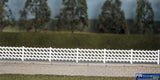 Rat-426 Ratio Lms (Mr) Station-Fencing (White) Length: 860Mm Oo-Scale Scenery