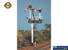 RAT 468 Ratio (Kit) GWR Round Post Bracket Signal OO Scale Structures