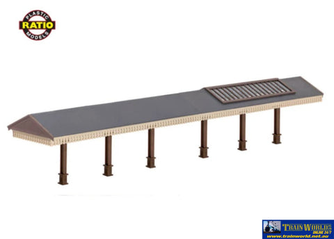 Rat-515 Ratio (Kit) Island-Platform Apex Roof-Canopy (Footprint: 270Mm X 52Mm) Oo-Scale Structures
