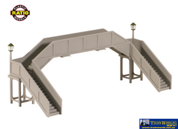Rat-517 Ratio (Kit) Sr Concrete-Footbridge Span: 150Mm Oo-Scale Structures