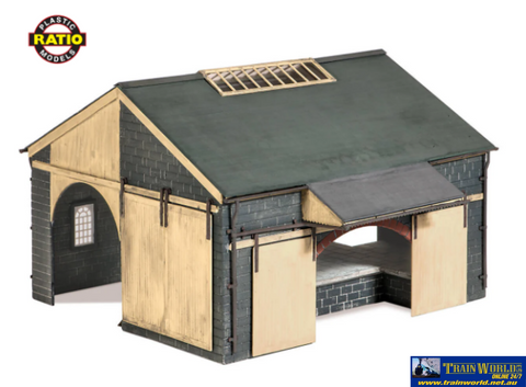 RAT 534 Ratio (Kit) Stone Goods Shed OO Scale Structures