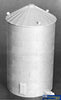 RIX-6280305 Rix Products 44 foot Grain Bin w/30-Degree Peaked Top HO Scale - Structures