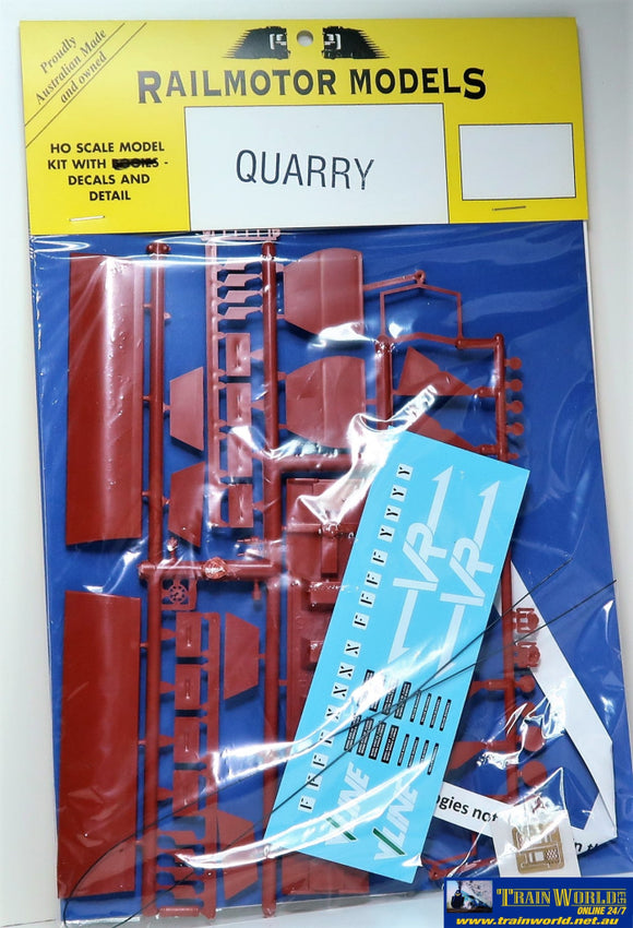 Rmm-Adq Railmotor Models Kit Vhqf-Type Quarry-Hopper (Vr & V/line Decals) Ho-Scale Rolling Stock