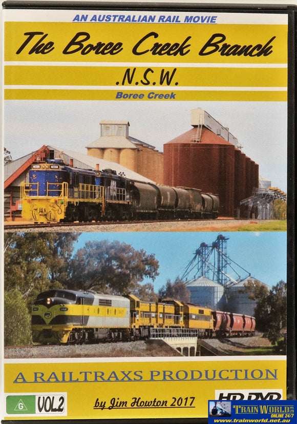 Rtx-Bcbd Railtrax Productions Dvd The Boree Creek Branch Nsw Cdanddvd