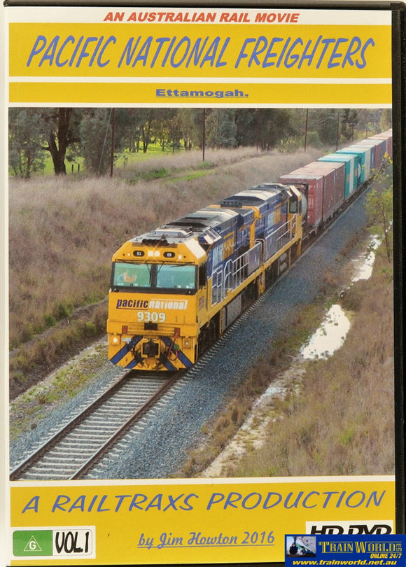 Rtx-Pnf1D Railtrax Productions Dvd Pacific National Freighters Cdanddvd