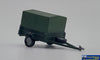 Sce-0017 Sixcoupled Engineering Canvas Top Trailer Green N-Scale Part